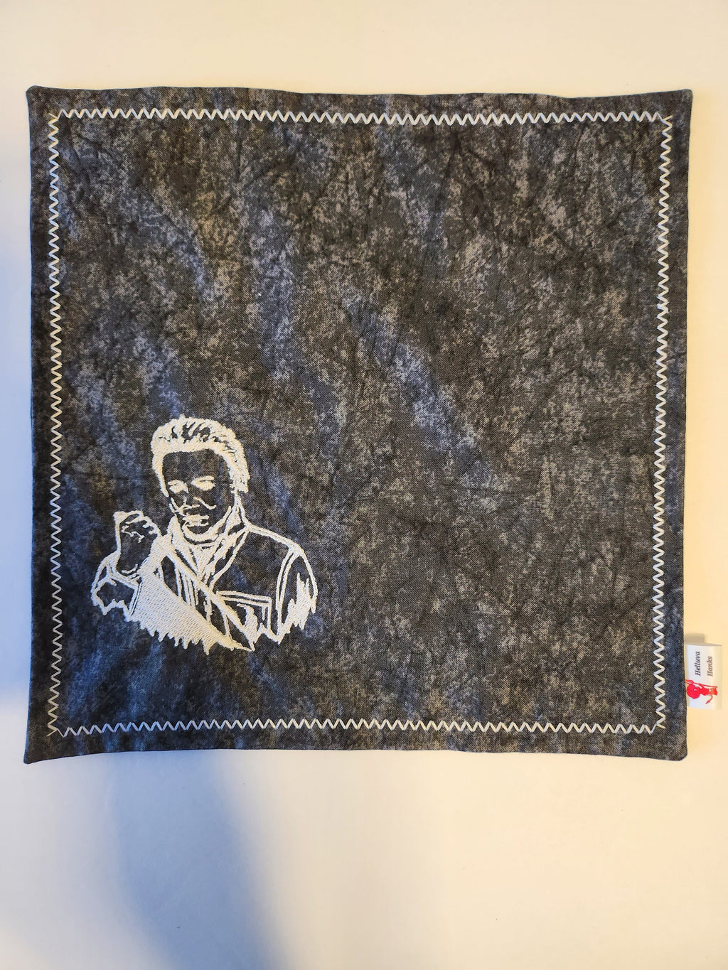 MM hank embroidered