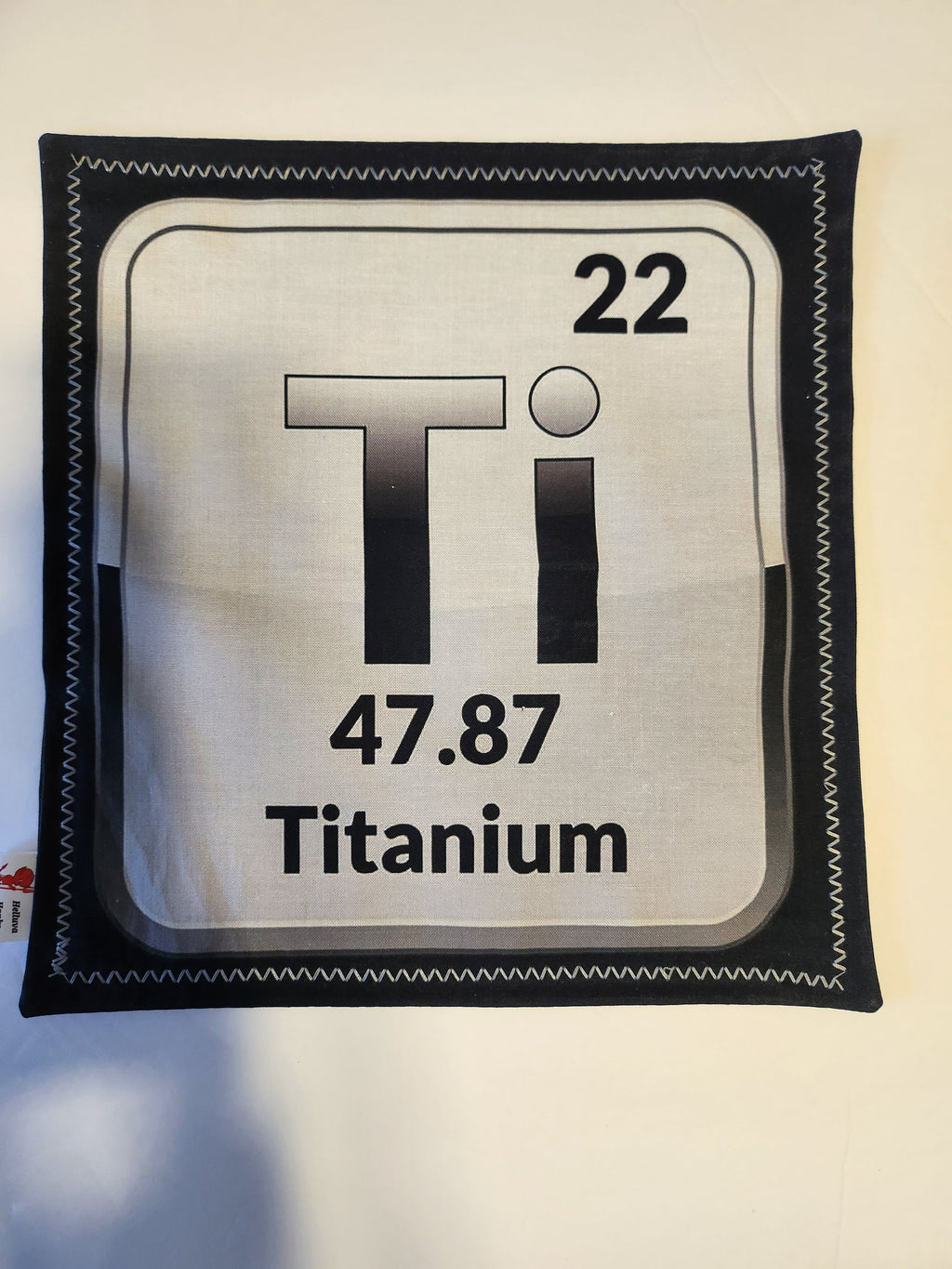 Titanium hank embroidered