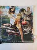 Motorcycle pinup hank