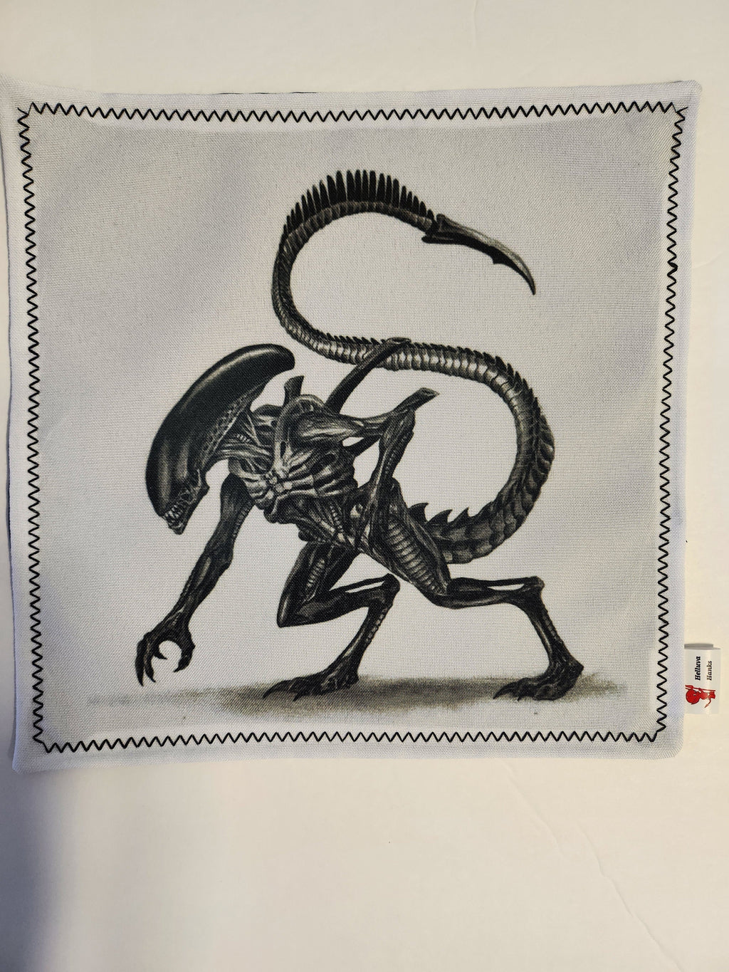 Aln hank embroidered