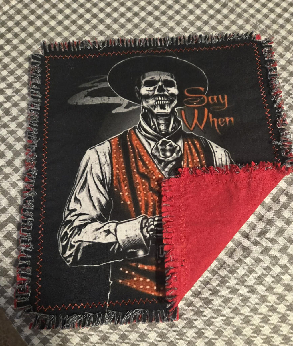 Say when frayed edges hank