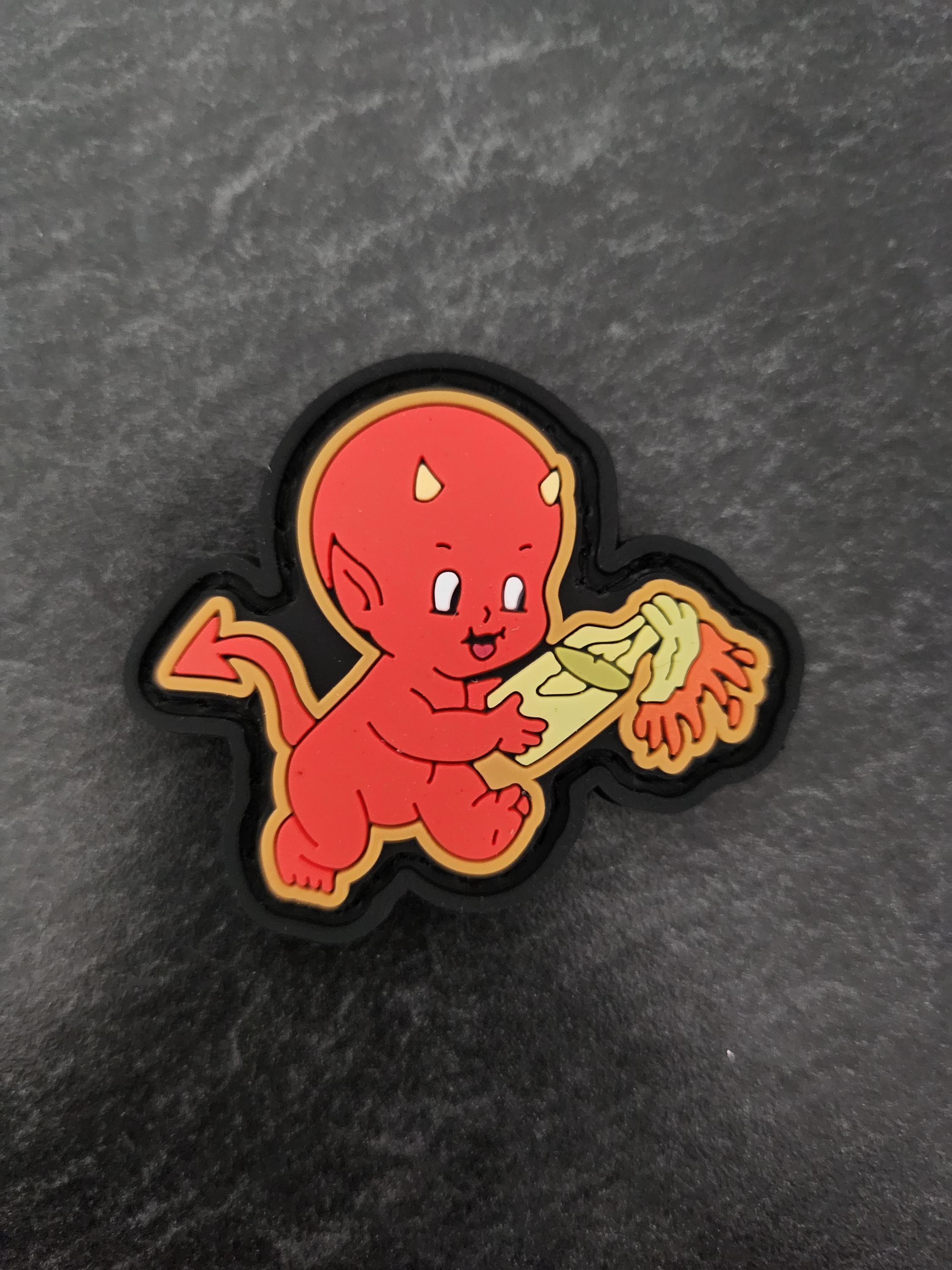 Little Devil molotov cocktail cocktail pvc patch