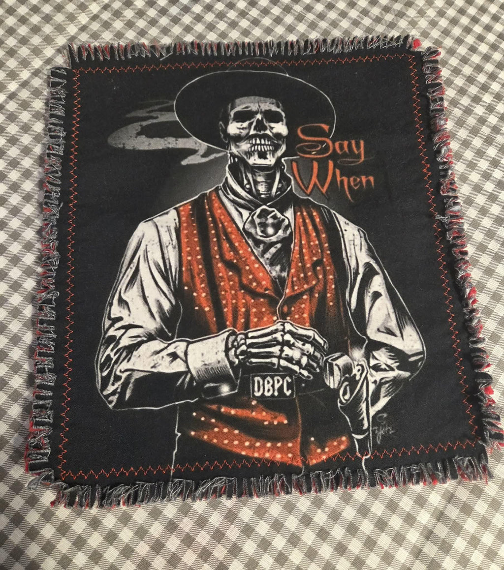Say when frayed edges hank