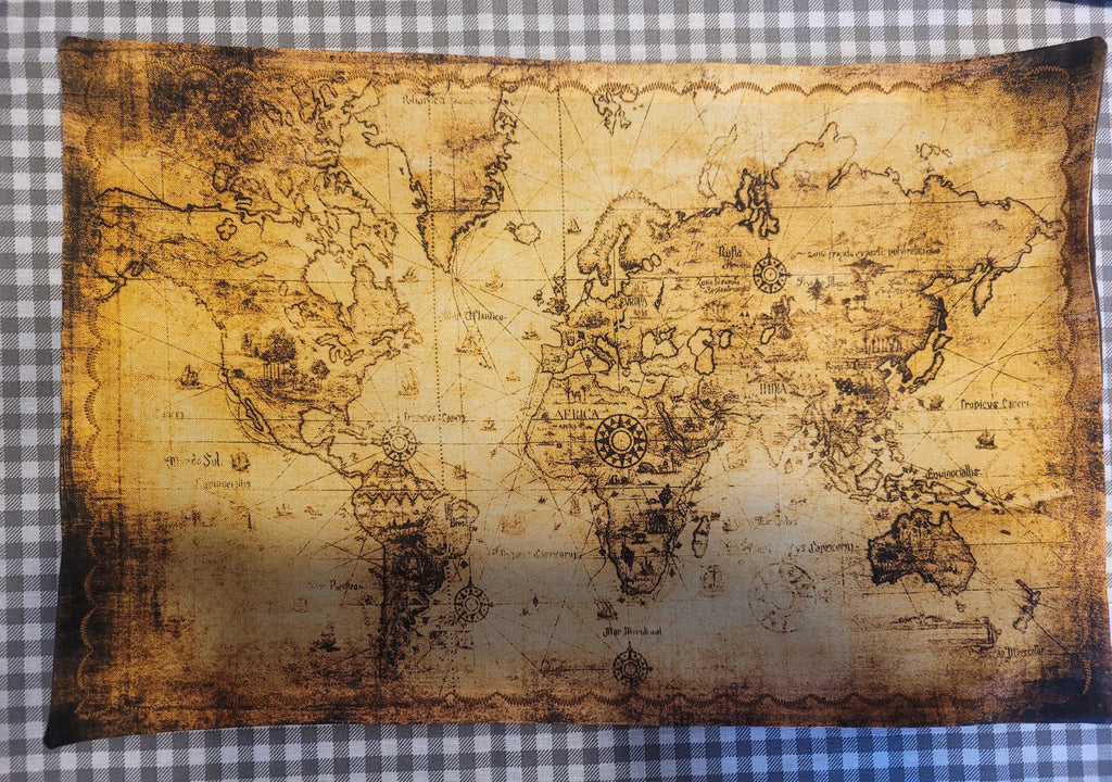 Old world map hank