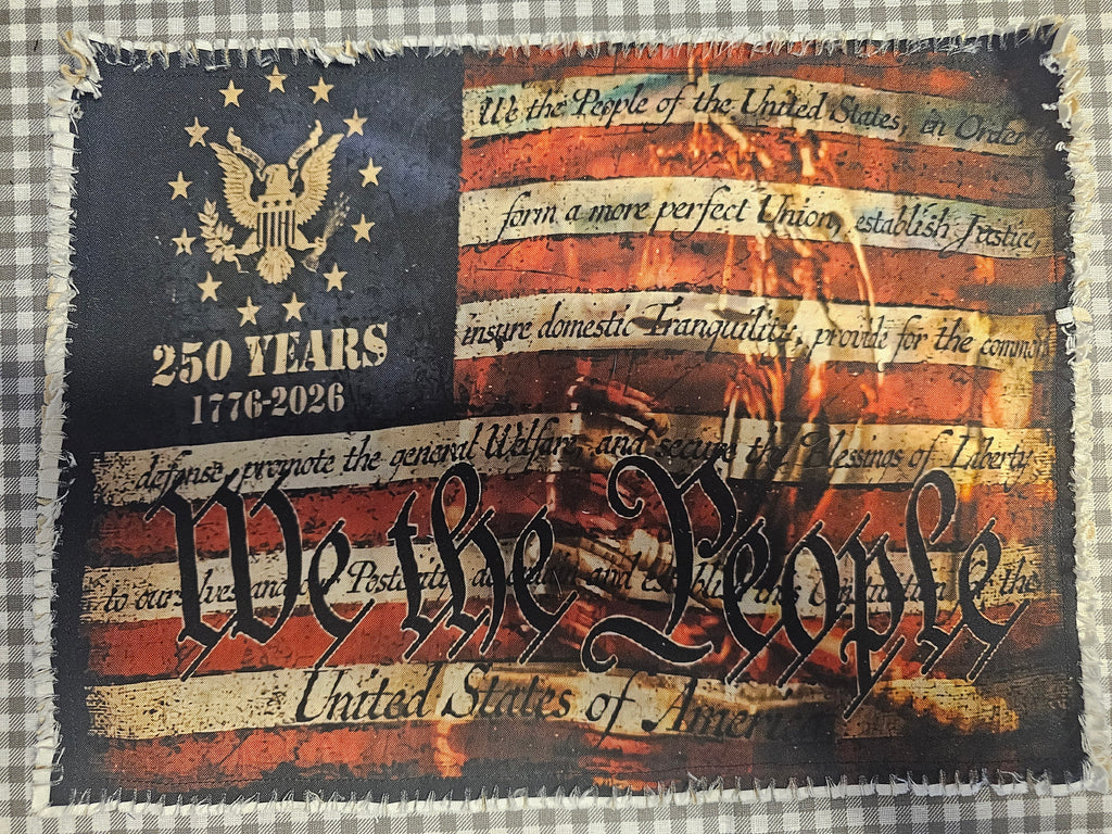 250th frayed